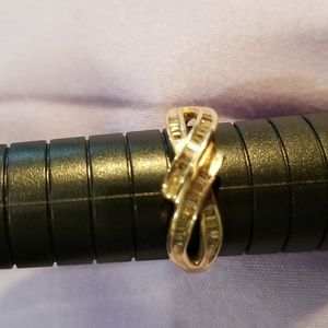 10K ring with genuine baguette diamonds.  8 1/4,  MAKE ME AN OFFER!